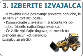 Izberite izvajalca